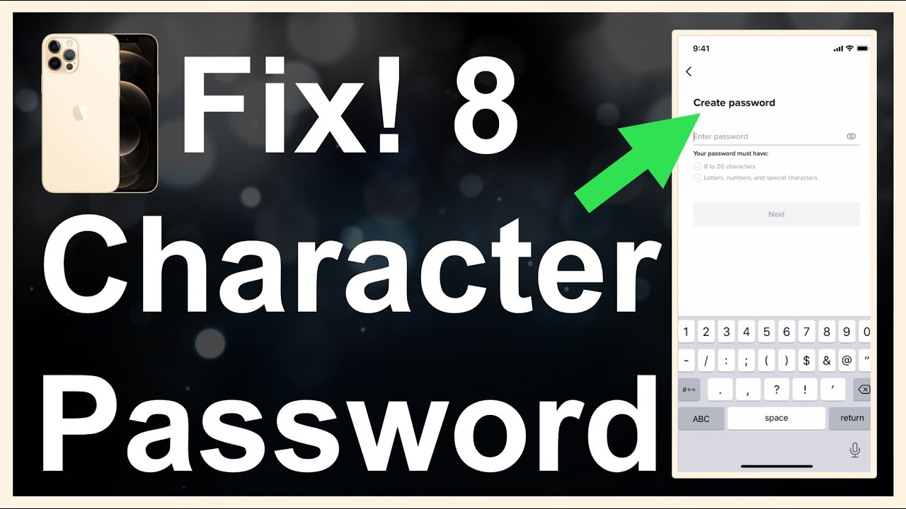 What is 8 characters in a password example? – Zandex