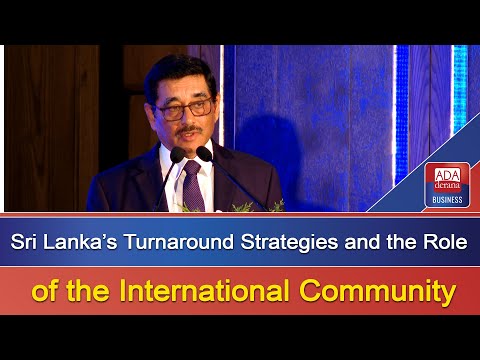 Sri Lanka’s Turnaround Strategies and the Role of the International Community