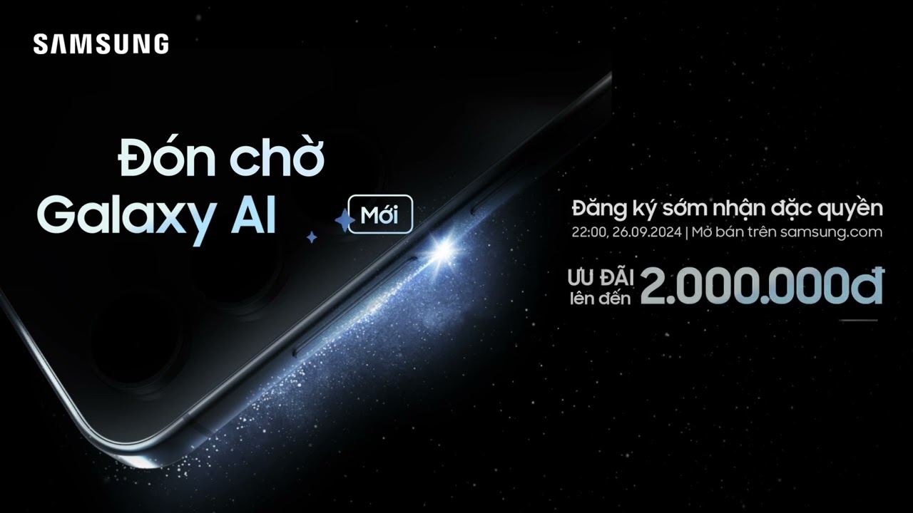 ÄÃ³n chá» sá»± kiá»‡n Galaxy Unpacked 20.09.2024 | Samsung - YouTube