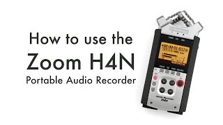 Video thumbnail for How to use the Zoom H4N portable audio recorder by Smith College Digital Support