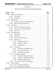 Heating and Ventilation - Robinson Helicopter Company