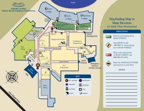 Henry Ford Hospital Main Campus Map - Davida Francoise