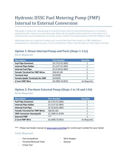 FMP Int to Ext Conversion.pdf - Espar