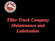 Truck Maintenance and Lubrication