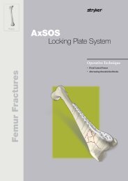 AxSOS Distal Lateral Femur Threaded Shaft Holes ... - Stryker