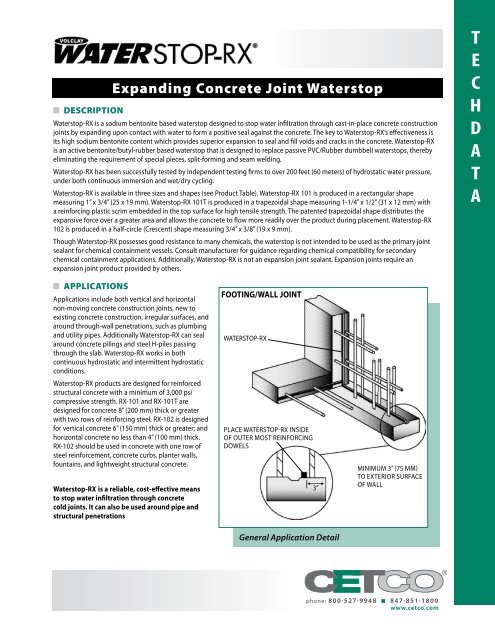 Waterstop-RX TechData.pdf - masco.net