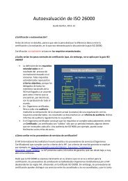 AutoevaluaciÃ³n de ISO 26000 - ISO 26000, an estimation