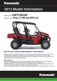 Model Information 2013 Teryx 4 EPS LE