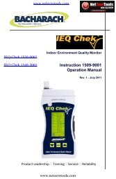 Bacharach IEQ Chek 1540-2002 Manual - Netzerotools.com