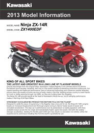 Model Information Ninja ZX-14R - Kawasaki New Zealand