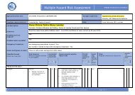 Onsite Program Risk Assessment - ACT Museums and Galleries