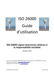 ISO 26000 Guide d'utilisation - ISO 26000, an estimation