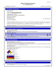 Material Safety Data Sheet - masco.net