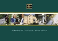 Conference Brochure PDF - New Lanark Mill Hotel