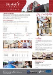 Summit Ridge Tagaytay - Fact Sheet