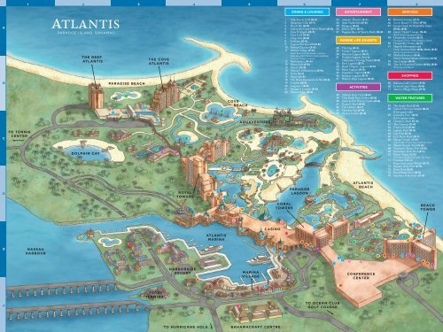 Resort Map - Atlantis Resort and Casino