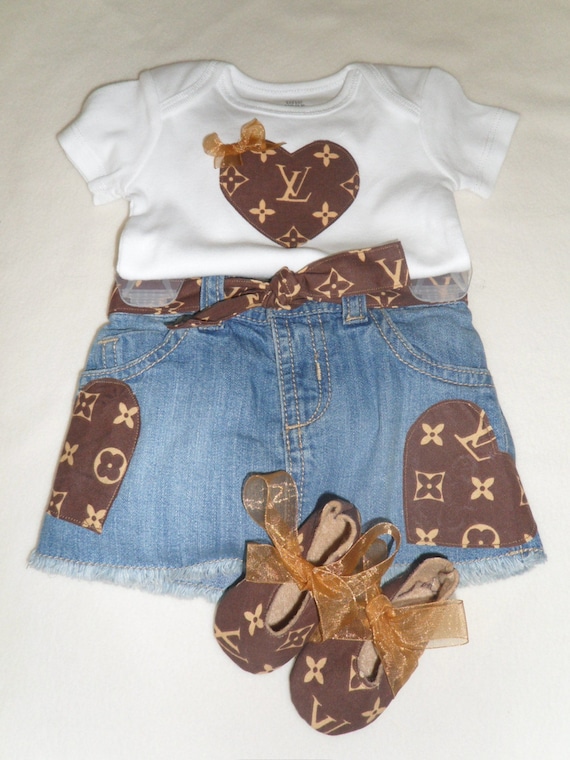 iBabyi Girl iLouisi iVuittoni Inspired Outfit