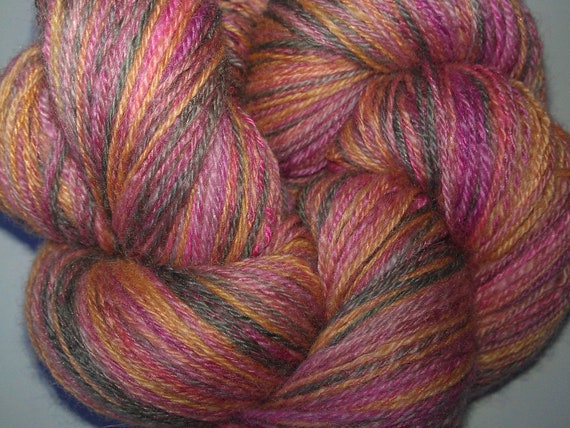 Handspun BFL/Silk - Sweet Nostagia - 464m/507y