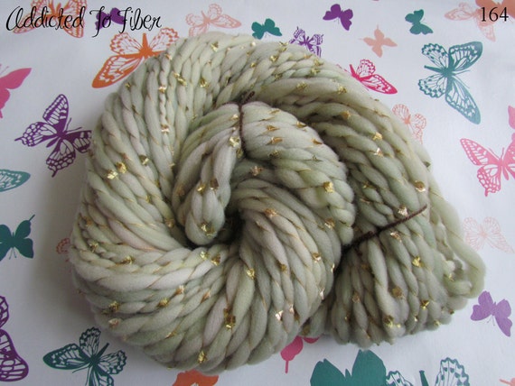 Handspun Merino Swirls Art Yarn , Random Thick n Thin 100gms/3.5oz, UK seller