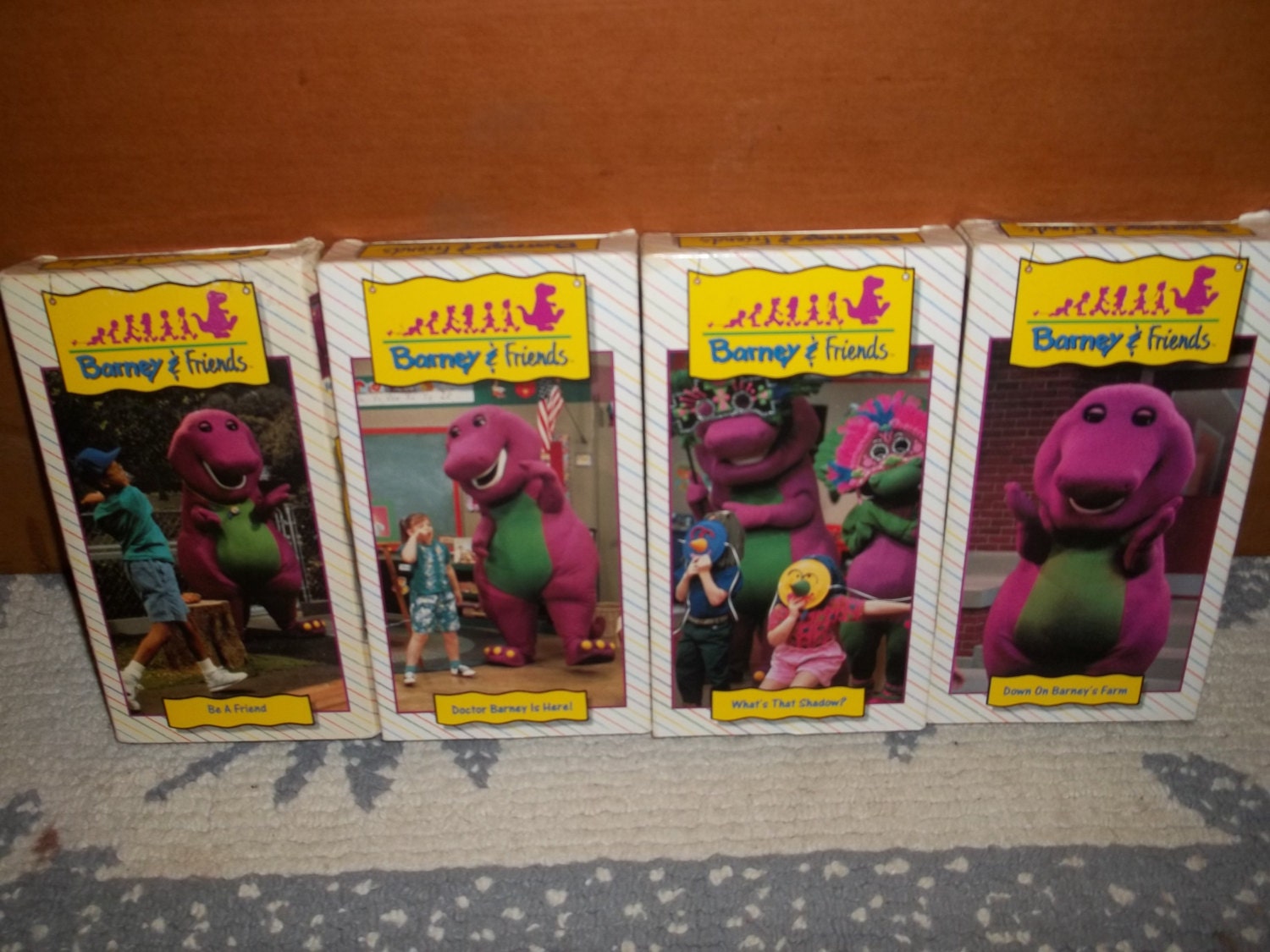 Lot of 11 Rare BARNEY & and Friends VHS Tapes Educational Time