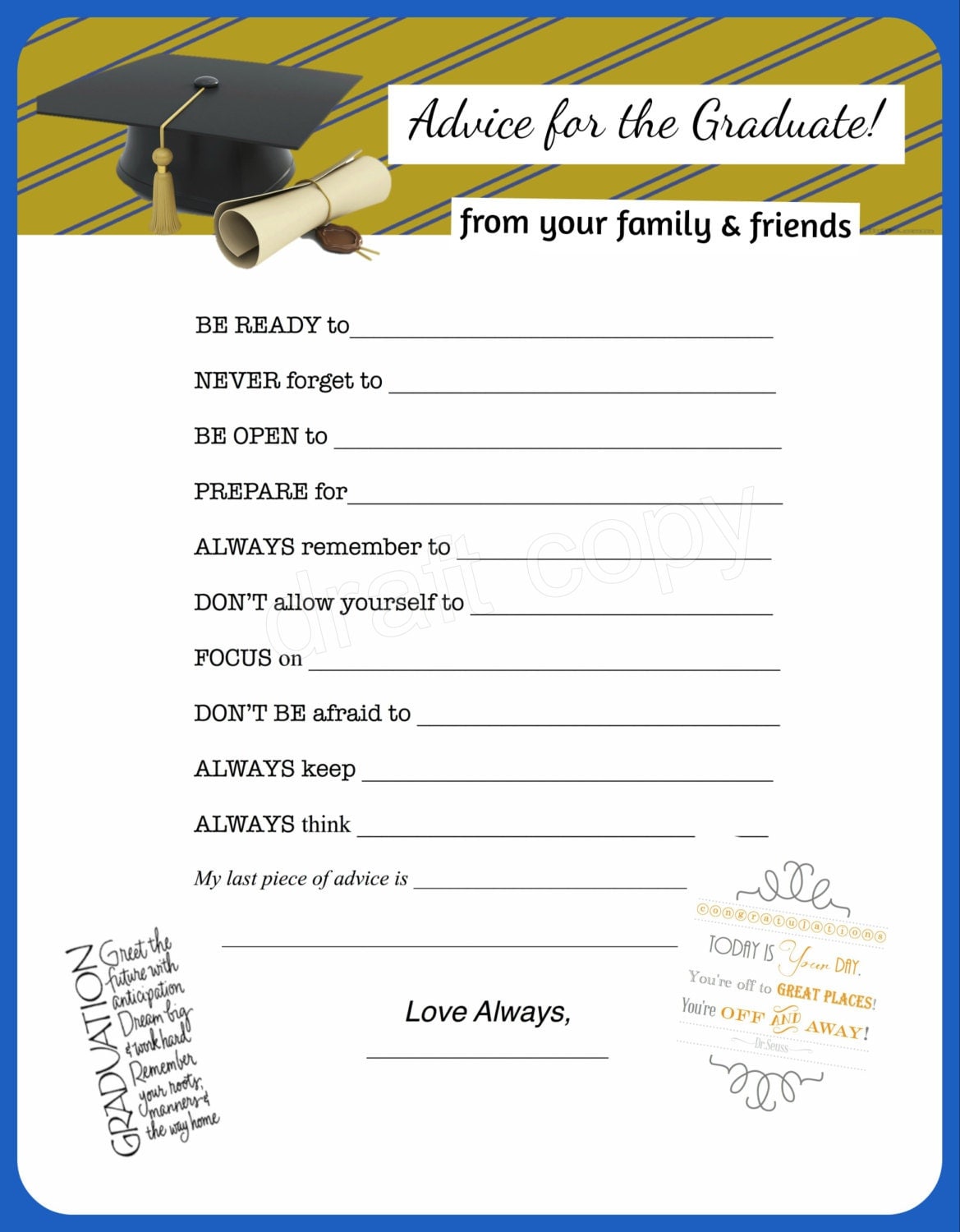 graduation-advice-cards-instant-download-by-31flavorsofdesign