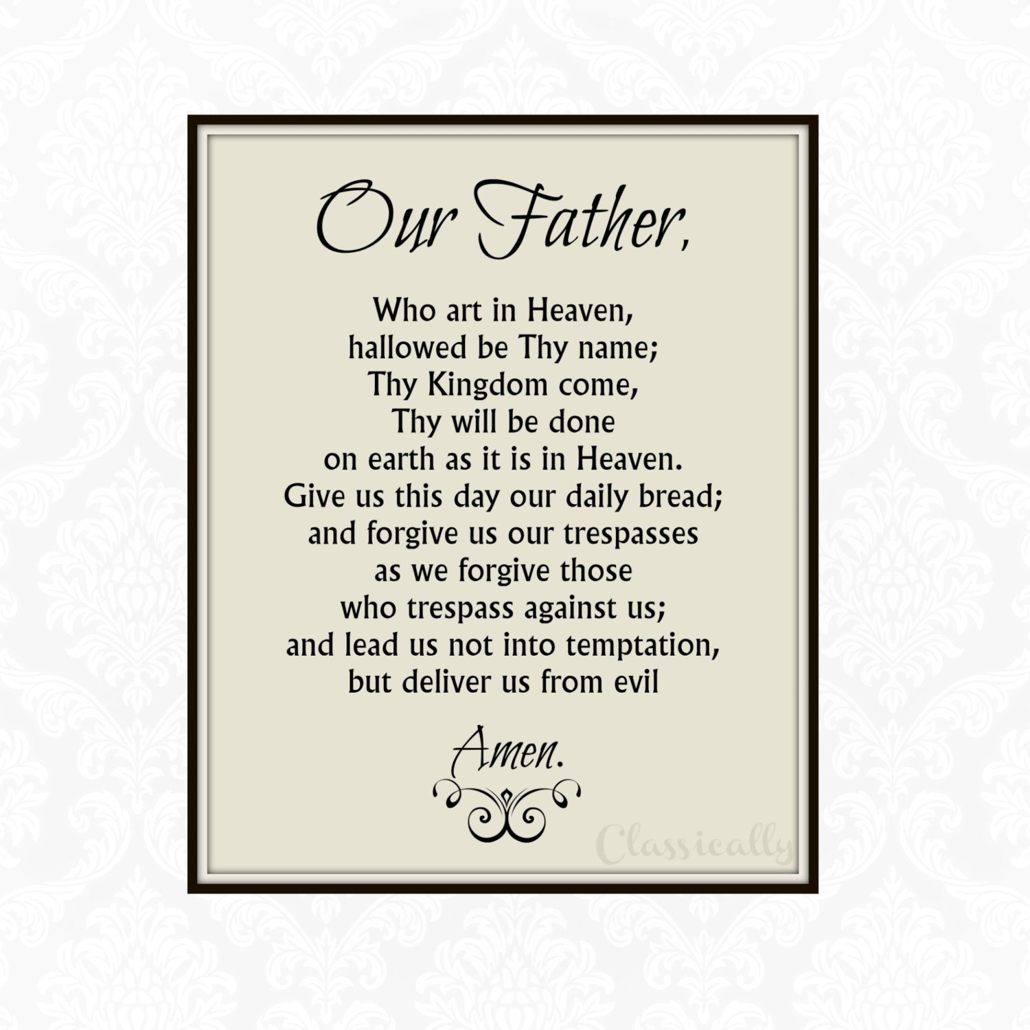 Printable Our Father Prayer - Printable Word Searches