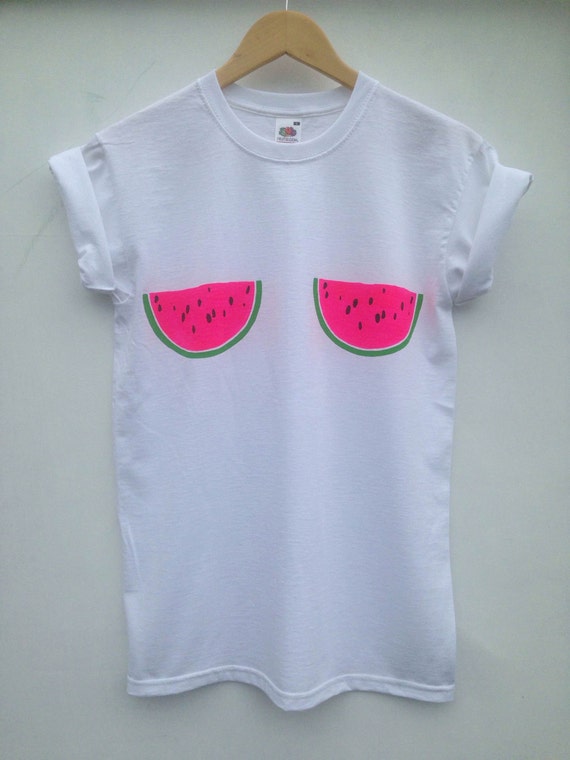 Watermelon Shirt Boobs Free The Nipple Tumblr Clothing Soft