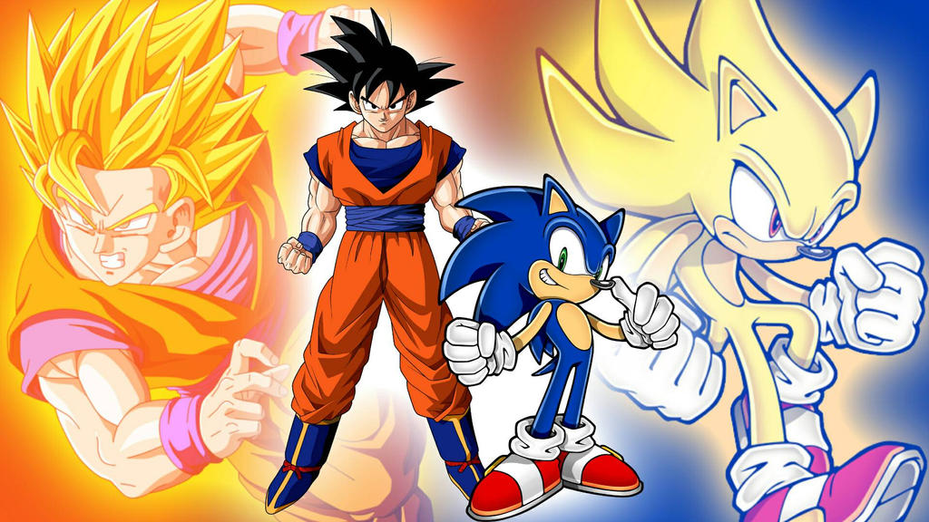 Sonic and Goku by BlueBlur1207 on DeviantArt