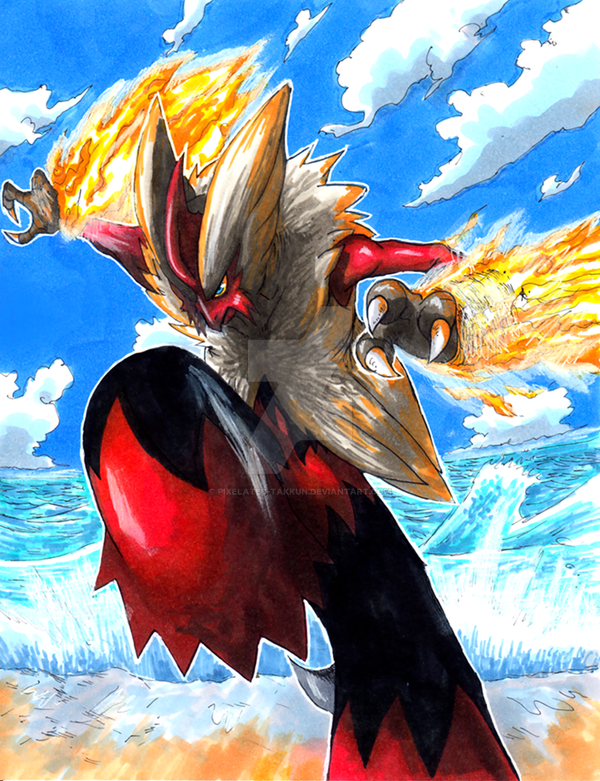 Mega Blaziken by Pixelated-Takkun on DeviantArt