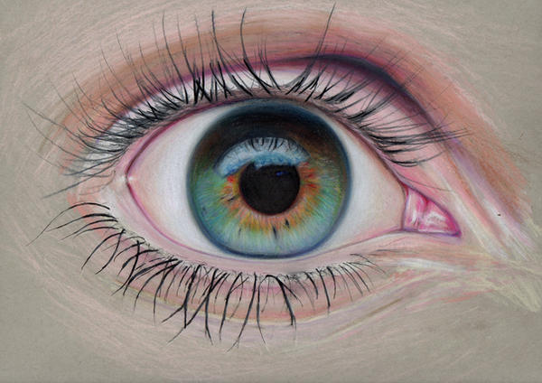 Heterochromia Eye Drawing by robin22391 on DeviantArt