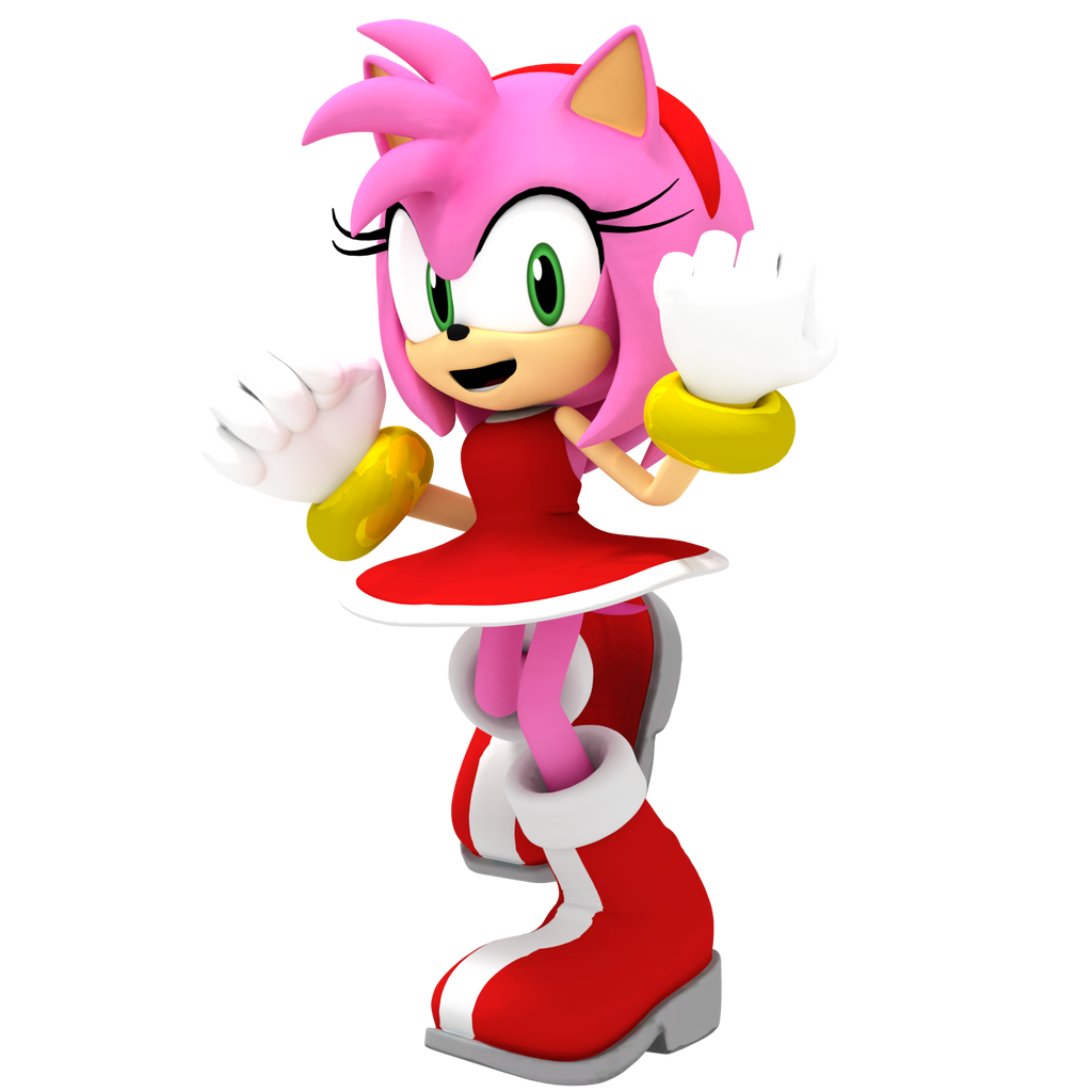 Amy Rose RENDER by MatiPrower on DeviantArt