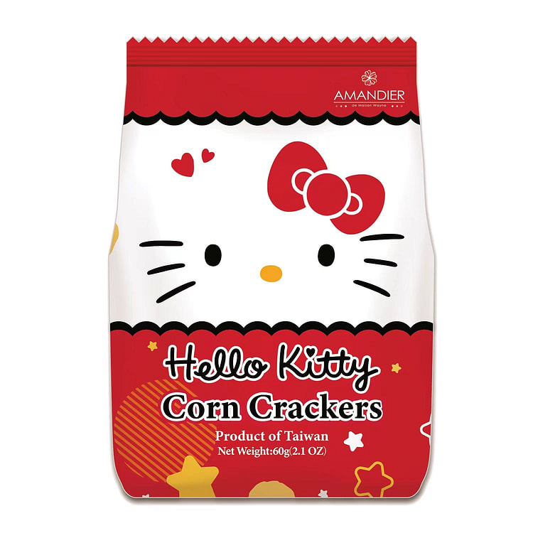 Hello Kitty Corn Crackers Cheese Flavor