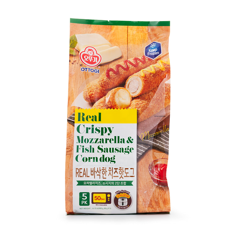 Ottogi Mozzarella & Fish Sausage Corn Dog Frozen