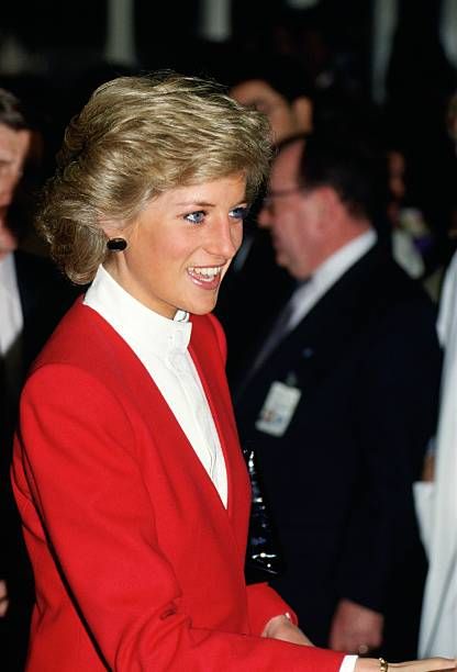 Princess Diana visits the AIDS unit of Harlem Hospital on February 3 ...