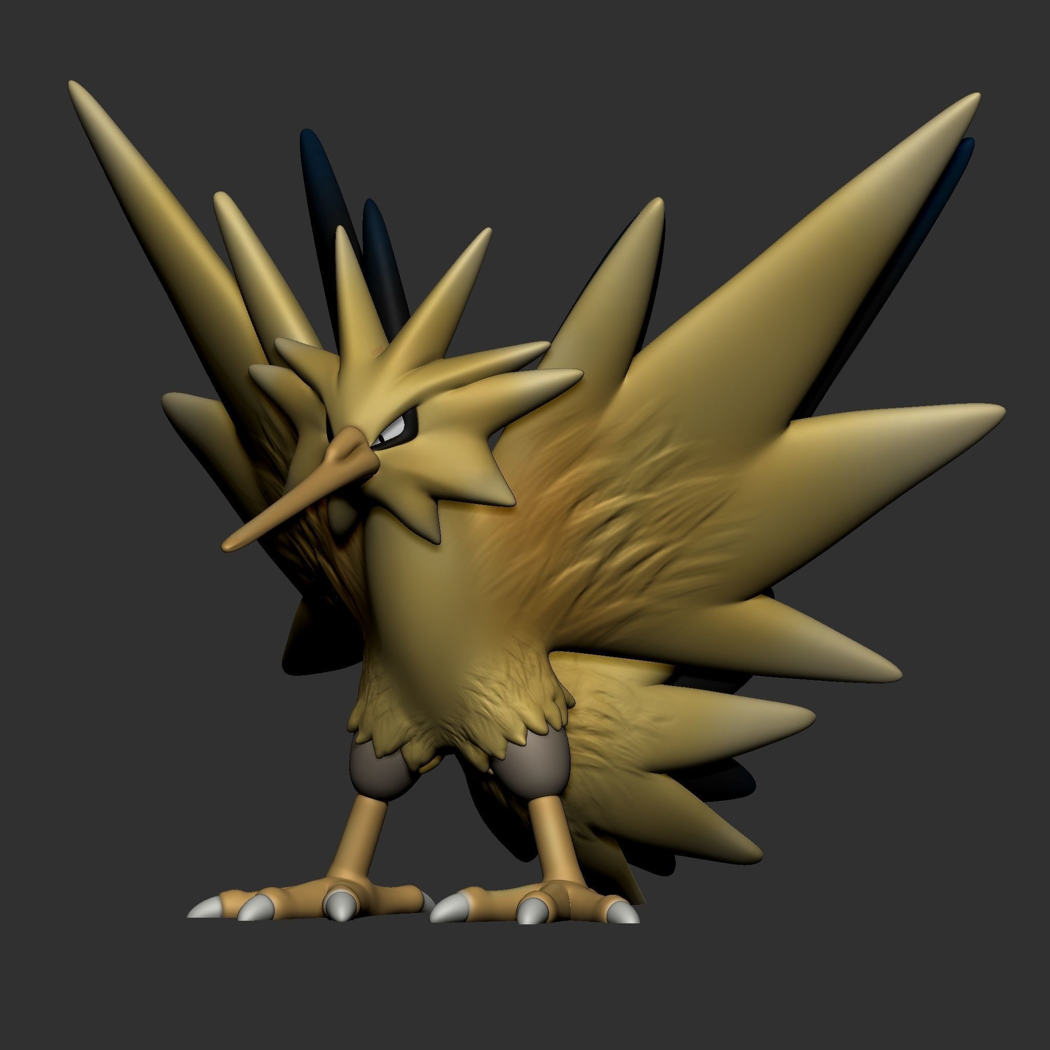 LEGENDRY BIRDS POKEMONS 3D model 3D printable | CGTrader