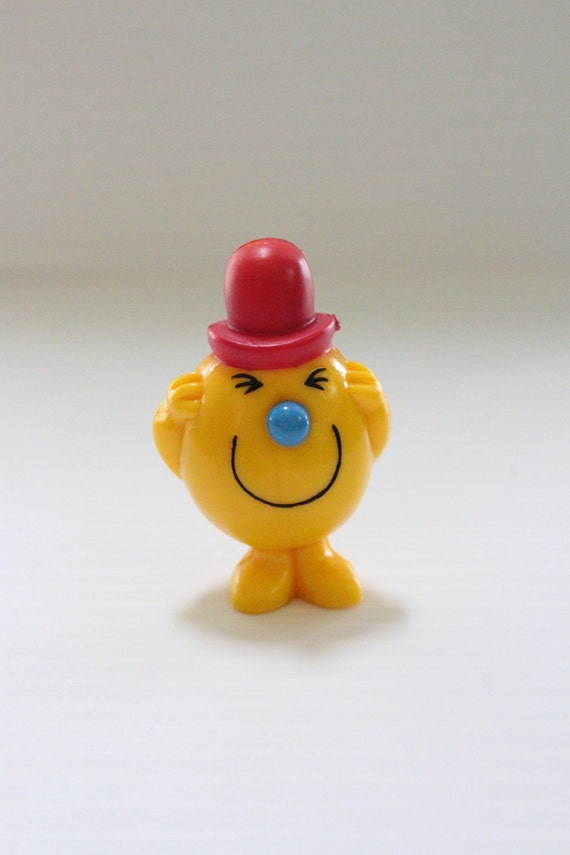 MR. CHEERFUL Vintage Arby's pvc figure yellow with by TheJellyJar