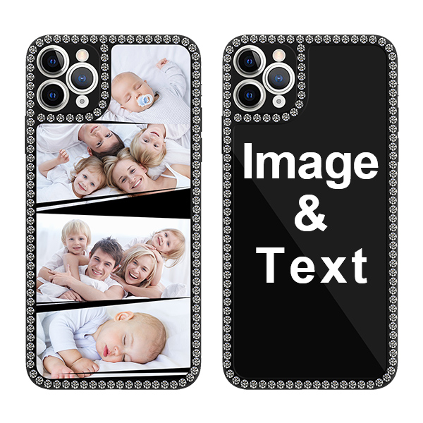 Custom for iPhone 11 Pro Max Bling Rhinestone Case