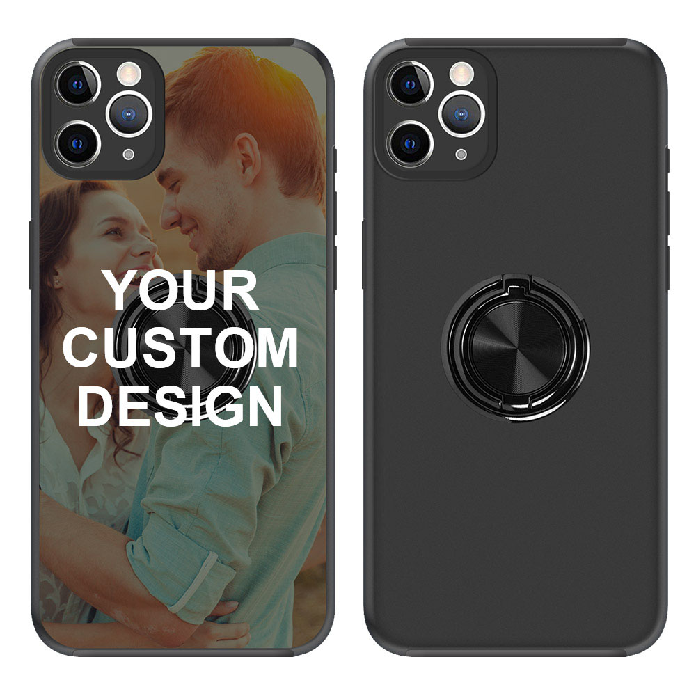 Custom for iPhone 11 Pro Max Ring Holder Dual Layers Case