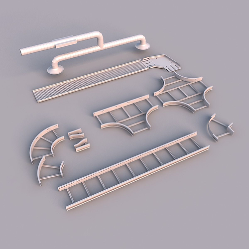 Cable Tray 3D Model