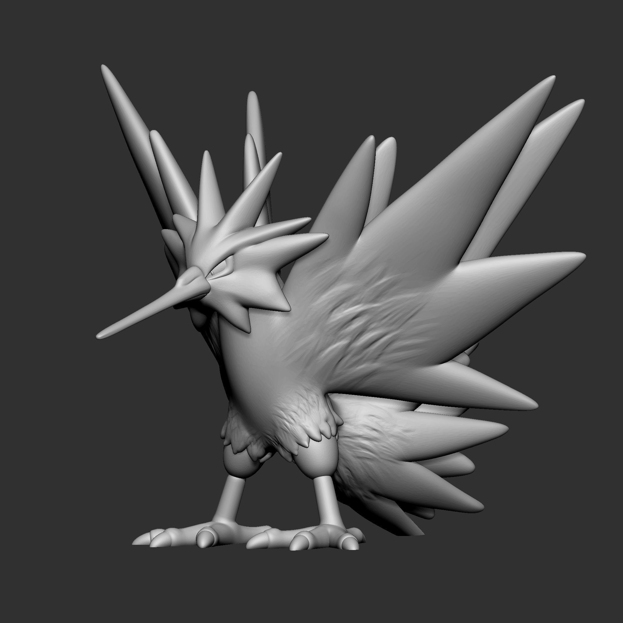 LEGENDRY BIRDS POKEMONS 3D model 3D printable | CGTrader