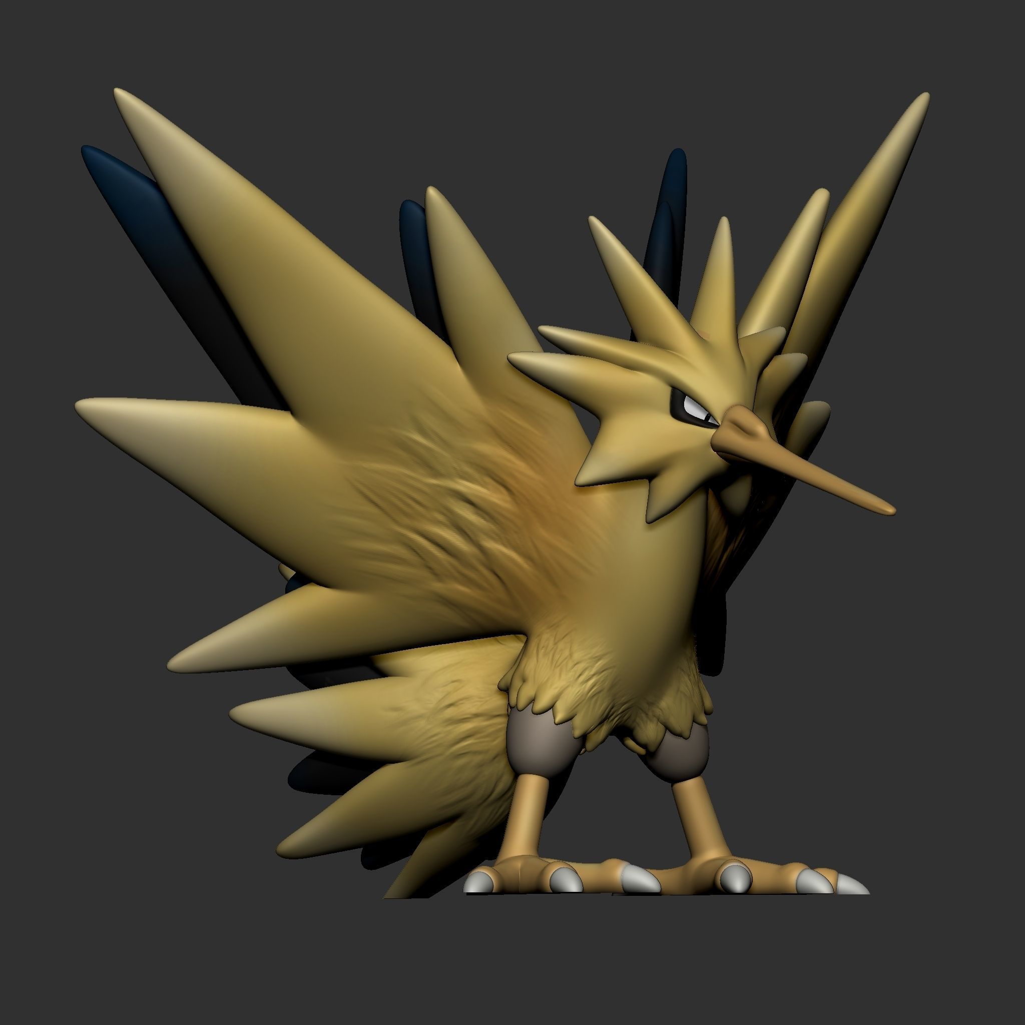 LEGENDRY BIRDS POKEMONS 3D model 3D printable | CGTrader