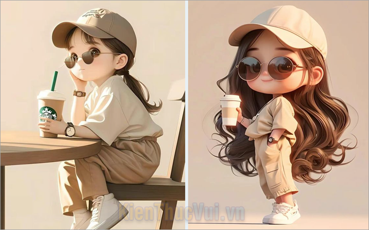 Hình ảnh chibi nữ ngầu