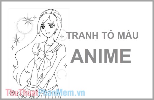 Tranh tô màu Anime