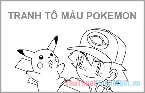 Tranh tô màu Pokemon