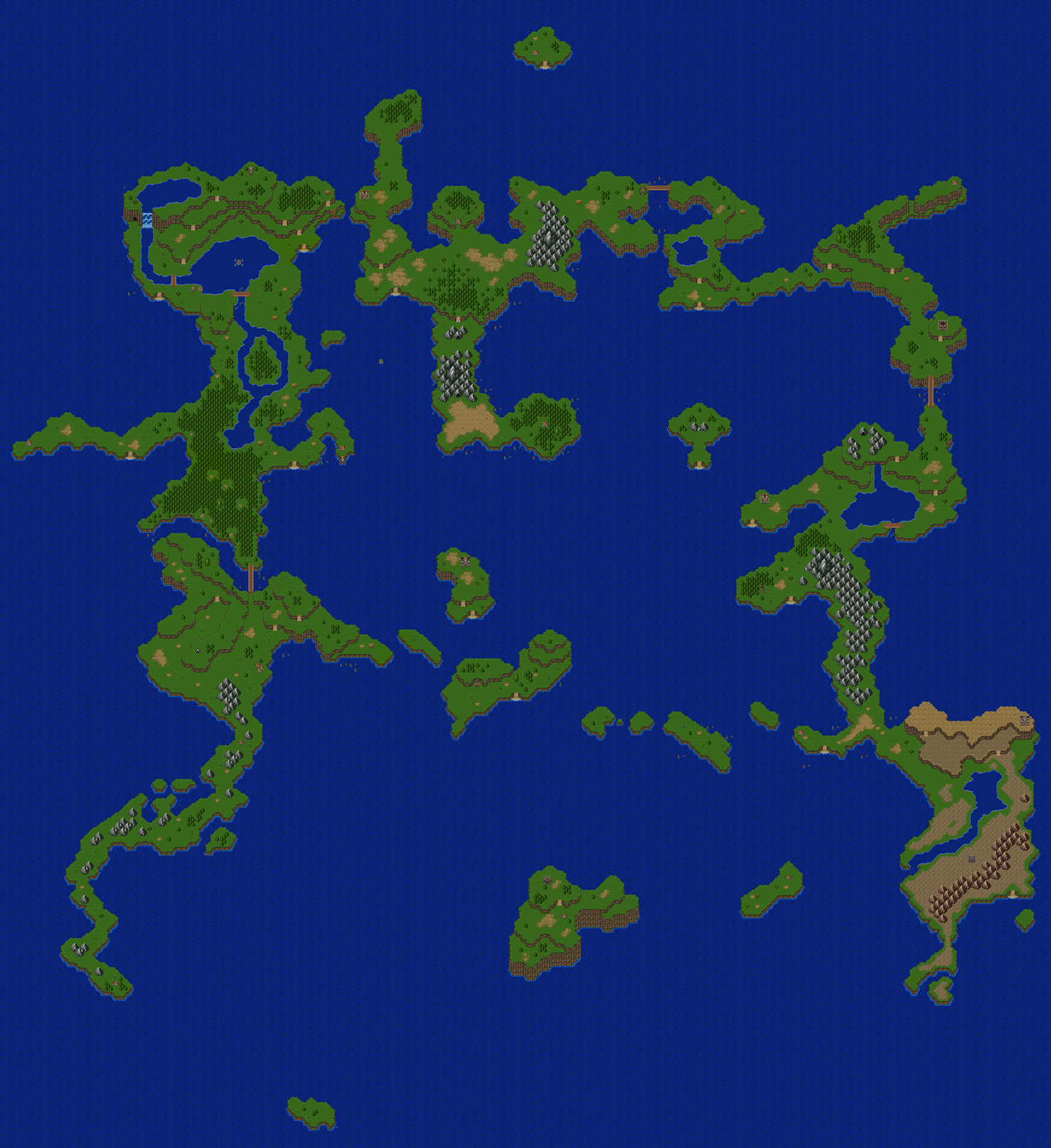 Breath Of Fire World Map - Map