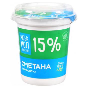 Miskmolzavod №1 thermostatic Sour cream 15% 300g