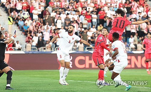 S. Korea beat Jordan 2-0 at World Cup qualifier