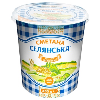 Selianska Sour Сream 15% 350g