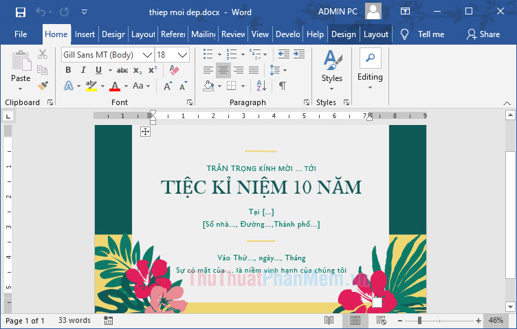 Đón Tết với mẫu thiệp file word tết của chúng tôi. Các mẫu thiệp thiết kế bởi đội ngũ chuyên nghiệp và tài năng của chúng tôi sẽ giúp bạn thể hiện những lời chúc tốt đẹp đến gia đình và bạn bè của mình. Hãy tạo thêm không gian sáng tạo và tận hưởng ngày lễ này với thiệp mời tết đặc biệt của chúng tôi.