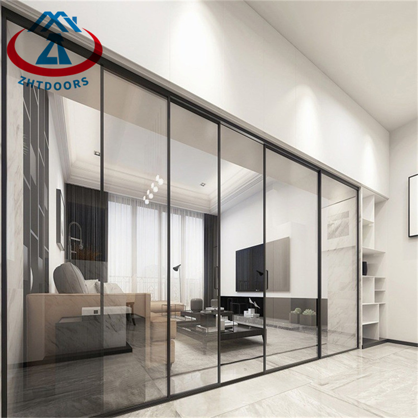 Lightweight Narrow Frame Glass Door